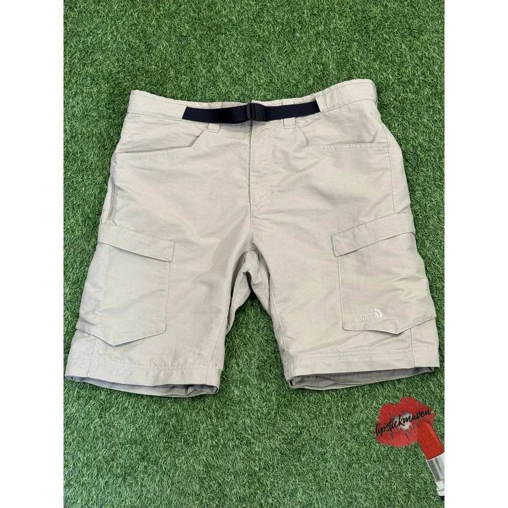 North Face Shorts Mens 36‎ Khaki Brown TCV4 Hiking Outdoors Athletic